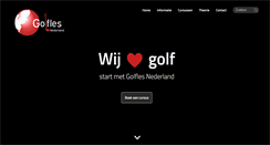 Desktop Screenshot of golflesnederland.nl