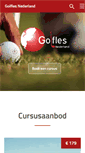 Mobile Screenshot of golflesnederland.nl